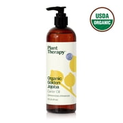 Plant Therapy Organic Jojoba Golden Carrier Oil 16 oz Base Oil for Aromatherapy, Essential Oil or Massage use