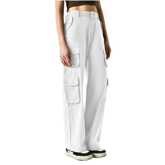 ABATAB Cargo Pants for Women with Pocket Workout Athletic Joggers Trousers Lightweight Casual Travel Outdoor Camping Hiking Pants