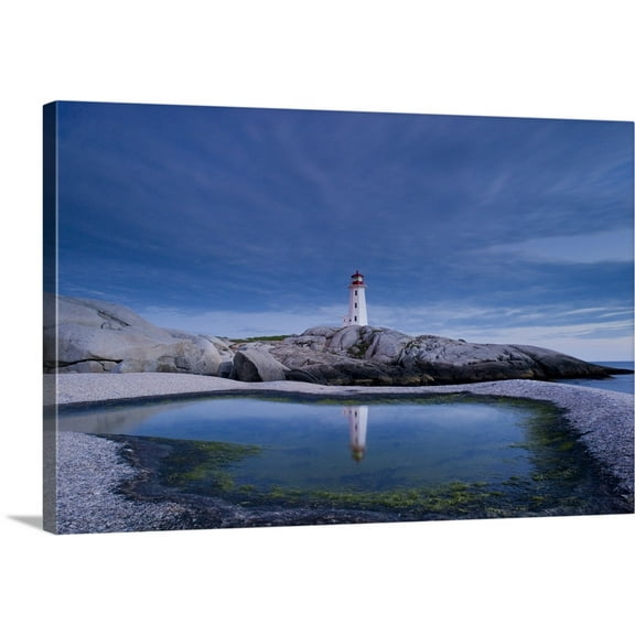 Great BIG Canvas | "Peggy's Cove, Nova Scotia, Canada" Canvas Wall Art - 48x32