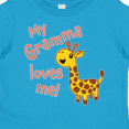thumbnail image 4 of Inktastic My Gramma Loves Me- Cute Giraffe Boys or Girls Toddler T-Shirt, 4 of 5