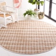 thumbnail image 2 of SAFAVIEH Natural Fiber Kostadin Striped Area Rug, Ivory/Natural, 7' x 7' Round, 2 of 7