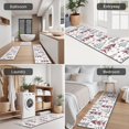 thumbnail image 5 of White Christmas Tree Pattern Kitchen Rugs Sets Of 3,Kitchen Runner Rugs Non Skid Washable,Decorative Kitchen Floor Mats for Kitchen,Sink,Laundry,17"x30"+ 17"x47" + 17"x59", 5 of 6