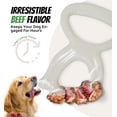 thumbnail image 6 of Durable    for Aggressive Chewers, Indestructible Nylon   Care  Cleaning   for Small, Medium and Large Dogs, Keep Them Busy, Irresistible Beef Flavor (White), 6 of 7