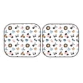 thumbnail image 7 of Xecao Cartoon Animals for Foldable Car Sun Shades (2-Pack) offer sun protection with an easy-fold design for convenient windshield shading., 7 of 7