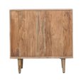 thumbnail image 5 of Leoti Warm Brown and Black Contemporary Wood Two Door Cabinet, 5 of 8