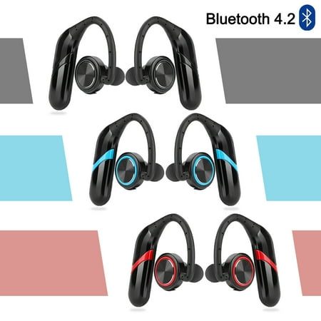 AGPtek Bluetooth Headphones Stereo Headset True Wireless Sport Earbuds HIFI Handsfree