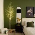 thumbnail image 5 of Nearly Natural 8ft. Pre-Lit Artificial White Birch Tree with 500 Warm White LED Lights, 5 of 11