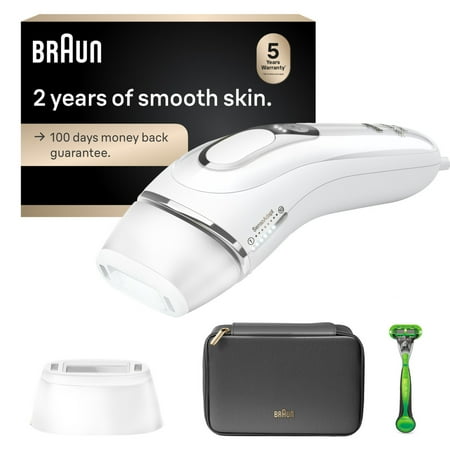 Braun IPL Laser Hair Removal for Women, Silk Expert Pro 5145, Permanent Hair Reduction