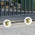 thumbnail image 4 of Uxcell 2Pack 1.89" Ruedas de Caster en V con Soporte, Capacidad de Carga 300lbs, Color Zinc, 4 of 6