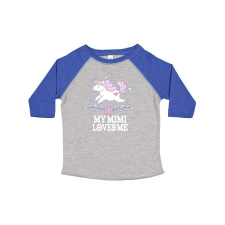 

Inktastic My Mimi Loves Me Unicorn Gift Toddler Toddler Girl T-Shirt