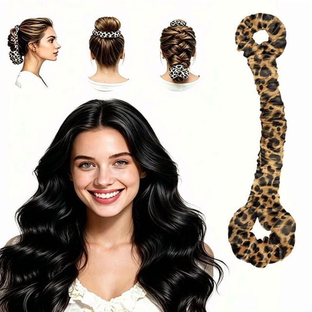 Heatless Hair Curler Set, Heatless Curls Overnight with Satin Hair Rollers, All-in-One Curling Rod for Hair Curlers to Sleep In (For Bouncy Curls)