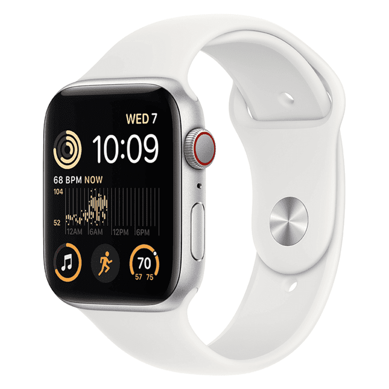 Apple Watch SE (2nd Gen) GPS + Cellular, LTE, 40mm Silver Aluminum