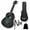 Green, variant on AODSK 23" Concert Ukulele Kit with Gig Bag, Strap, Extra Strings, Picks, Online Lesson, Ukelele Adult Beginner Series AUC-P06