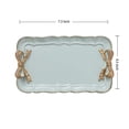 thumbnail image 2 of Bandeja decorativa vintage, organizador de joyas, diseño retro, placa de resina con lazo (verde), 2 of 4