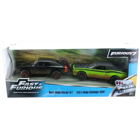 Dom's 1970 Dodge Charger R/T Off Road and Letty's Dodge Challenger SRT8 Fast & Furious 7