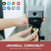 Mobile Pixels AI Camera, Full HD 1080p Video, Noise Reduction Microphone, auto-Tracking and auto Focusing