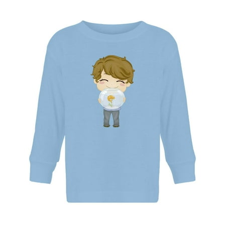 

Boy With Pet Fish Long Sleeve Toddler -Image by Shutterstock 4 Toddler