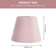 thumbnail image 3 of Vintage Small Drum Lamp Shade with E27 E14 Light Socket Compatible for Table and Desk Lamps, 3 of 7