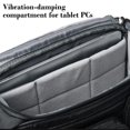 thumbnail image 4 of Bolsa para Cámara DSLR | Bolsa de Hombro para Hombre Estilo Cartero | Gran Capacidad de Tela | Almacenamiento para Cámara y Accesorios | Correa Ajustable | Compatible con Lentes DSLR | 30x21x11.5cm, 4 of 6
