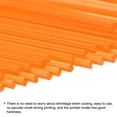 thumbnail image 3 of Uxcell PLA Filament Refills for 3D Printing Pen 10inch Length 40pcs Clear Orange, 3 of 5