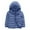 Grey, variant on Girls Coat Jacket Girls' Heavyweight Shimmer Puffer Jacket with Hood Size 8-9 (Grey,8-9 Years)