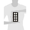 thumbnail image 2 of Morris Products 81442 Lexan Plaques Murales 4 Gang Duplex Réceptacle Brun, 2 of 2