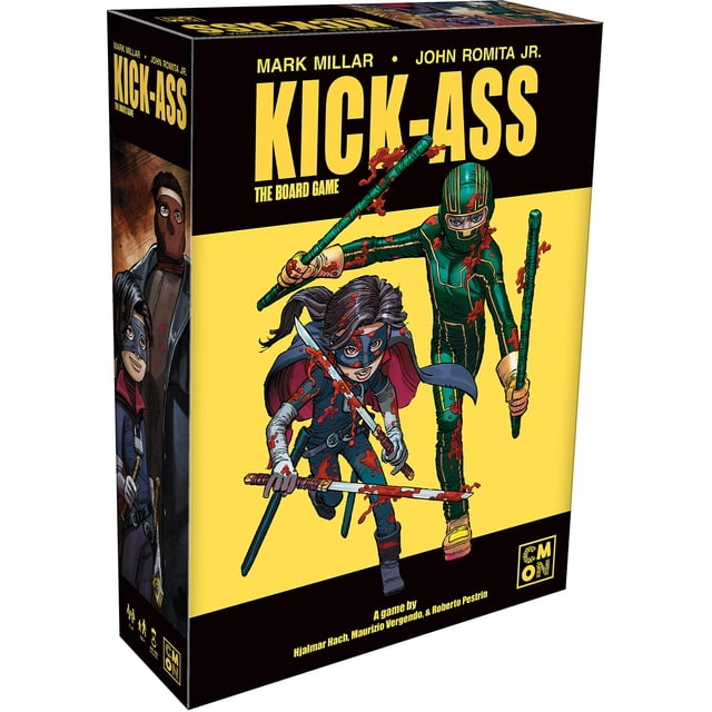 Juego de mesa CMON Kick-Ass con miniaturas muy detalladas