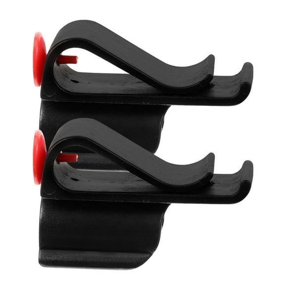 WORGEOUS 2-Pack Small Golf Putter Clips, Rod Bag Clips, Club Clamp Holders for Golf Bags and Shaft Accessories