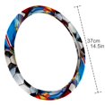 thumbnail image 4 of Football 14.5 Inch Printing PVC Leather Car Wheel Cover, Steering Wheel Cover, Auto Accessories, 4 of 6