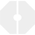 thumbnail image 4 of 36"OD x 7"ID x 14 1/4"C x 1"P Westin Architectural Grade PVC Contemporary Ceiling Medallion, Two Piece, 4 of 11