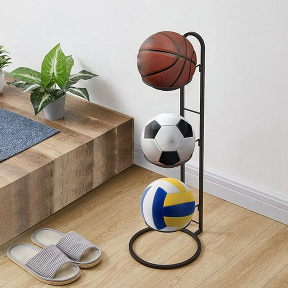 Basketball Storage Rack Indoor Children Basketball Storage Rack Home Put Ball Foot G14309
