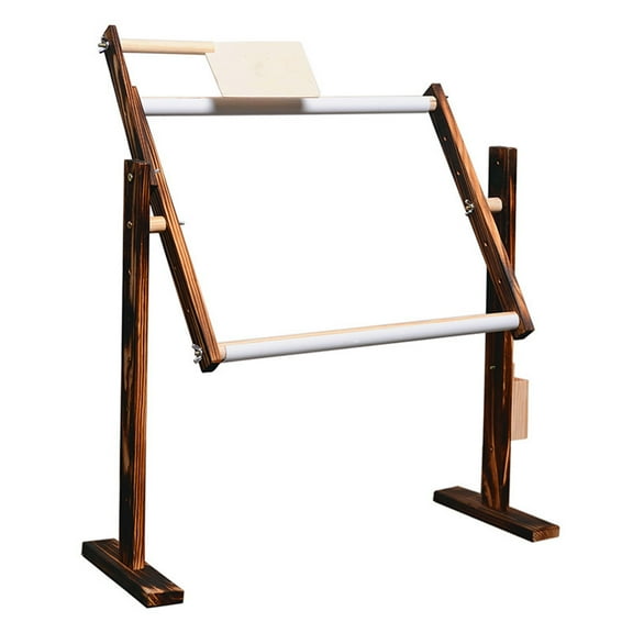 Cross Stitch Frame,Frame Embroidery Floor Stand,360 Degree Rotation Adjustable Cross Stitch Frame Stand,Sturdy Thick Hardened Wood for Art Craft Sewing,40*29cm