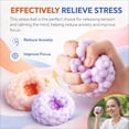 thumbnail image 4 of Mochi Stress Ball Crunchy Bead Filled Soft Stretchy Slow Rise Palm Size Flexible Material for Desk Use, 4 of 6