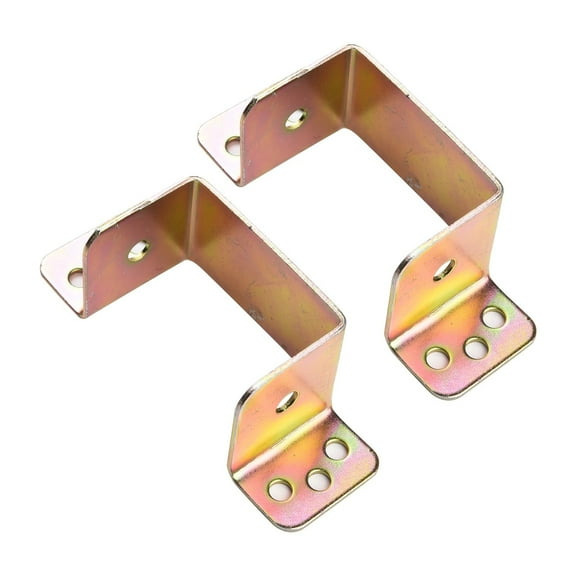 2X U Shaped Bed Connecting Connector Brackets Fixings Components Centre Support