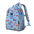 thumbnail image 2 of Cartoon Car Toddler Backpack Adjustable Padded Straps Chest Buckle Water-Resistant Durable School Backpack, 2 of 2