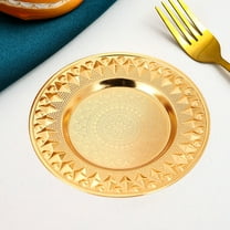 Fruit Plate Snack Tray European Style Home Decor for Coffee Table Living Room Candy Dish Dried Fruit Storage Box Metal Serving Platter Gift Idea