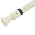 thumbnail image 2 of 2X Instrumento Musical Grabador de Flauta Soprano de 6 Agujeros Blanco Azul, 2 of 8