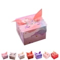 thumbnail image 1 of Unique Colorful Printing Square Ribbon Candy Chinses wedding candy box Box Chocolate Sweets Chinses Wedding Candy Box Gift Decoration, 1 of 9