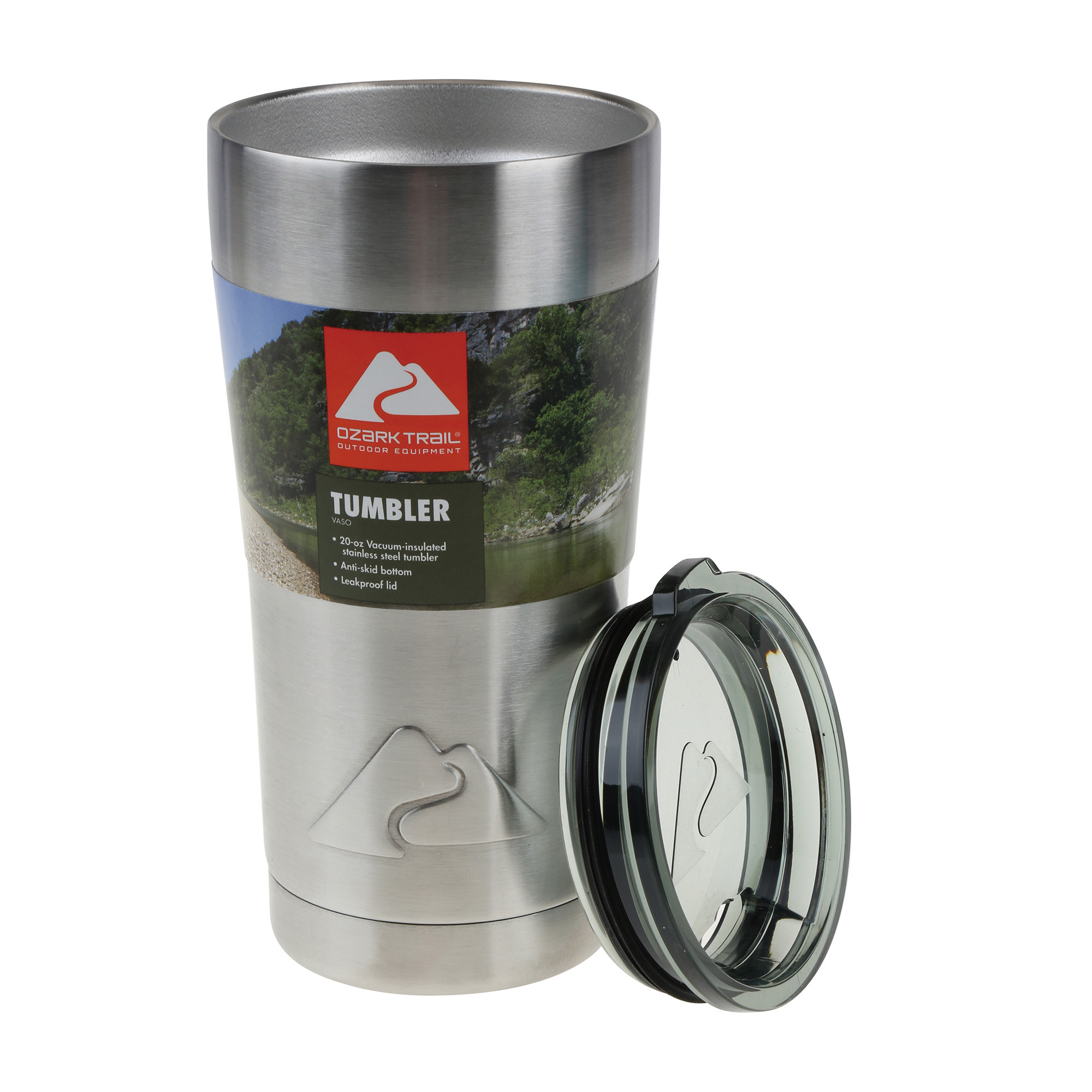 Ozark Trail 20-Ounce Double-Wall, Vacuum-Sealed Stainless Steel Tumbler - image 2 of 9