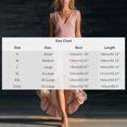 thumbnail image 4 of ClodeEU Women's Sleeveless V Neck Linen Ruffle Hem High Low Maxi Dress,Trendy Boho Summer Sundress Pink,Women's Plus L, 4 of 7