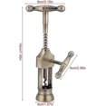 thumbnail image 1 of Abridor de vino LANNMXG sacacorchos portátil retro acero inoxidable, 1 of 4