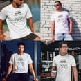 thumbnail image 3 of Greenyef Graphics I Paused My Game to Be Here Gamer Gift Funny Tee Men's T-Shirt Style-42 (White & Black, Medium), 3 of 6