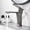 Dark Grey, variant on Single Handle Basin Faucets Brass Black/Chrome Bathroom Taps Water Sink Creative Deck Mounted Mixer Tapware for Bath