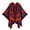 Navy, variant on Gpaecead Women's Fall Classic Plaid Shawl - Jacquard Pattern Open Front Warm Cape Wrap Green