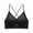 Black, variant on Wireless Bras for Women Seamless Push up Bralette Light Soft Comfy Cross Strappy Back Everyday Bras