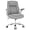 Grey, variant on Executive Office Chair with Rubber Wheels, Big and Tall Office Chair 400LBS, High Back Leather Computer Desk Chair with Flip-up Armrests and Lumbar Support, Grey