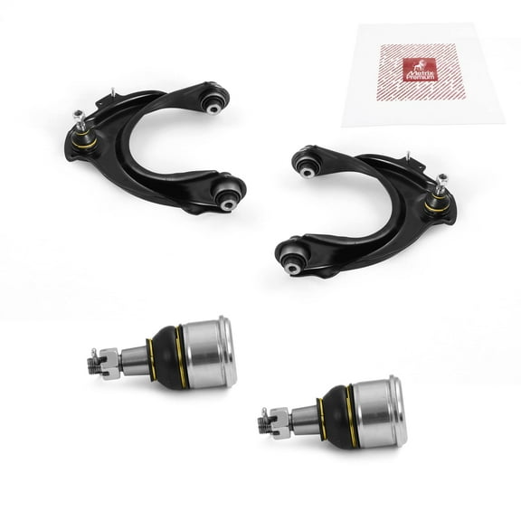 Metrix Premium Chassis Parts - 4 PC Front L/R Upper Control Arm & Front Lower L/R Ball Joint Kit Fits 2004-2008 Acura TSX, 03-07 Honda Accord, Replacement RK620617, RK620616, K80228