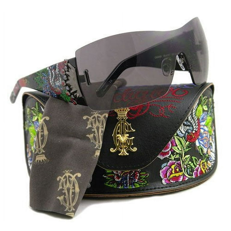 Christian Audigier Fantasy Sunglasses - Black - Walmart.com