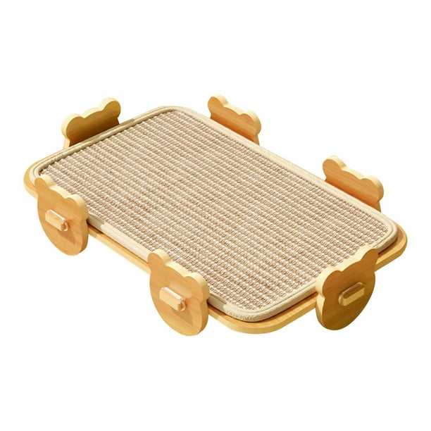 Alfombrilla para rascar para gatos, protector de sofá, nido para dormir, tablero rascador, almohadilla para rascar para Estera cuadrada de sisal