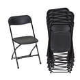 thumbnail image 1 of SET DE 10 SILLAS PLEGABLES PARA EVENTOS COLOR NEGRO, 1 of 8